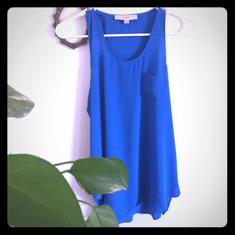 LOFT flowy racerback tank XS